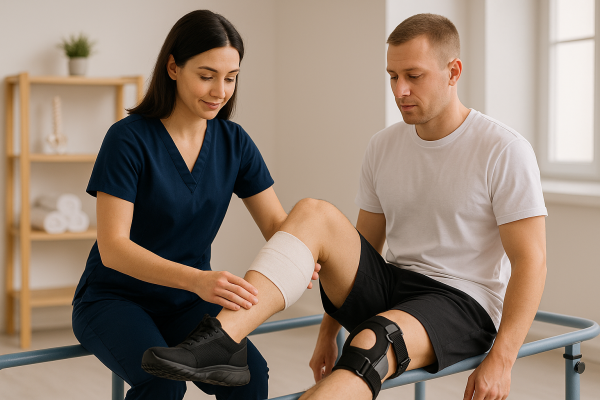 Illustration for mobility and functional rehabilitation